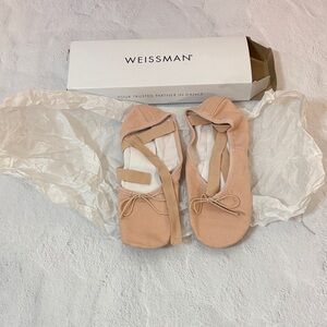 Weissman W200 Canvas Split-Sole Ballet Shoes - NWT | 6AM